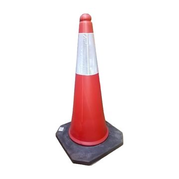 Road Cone Red & Black 1000mm