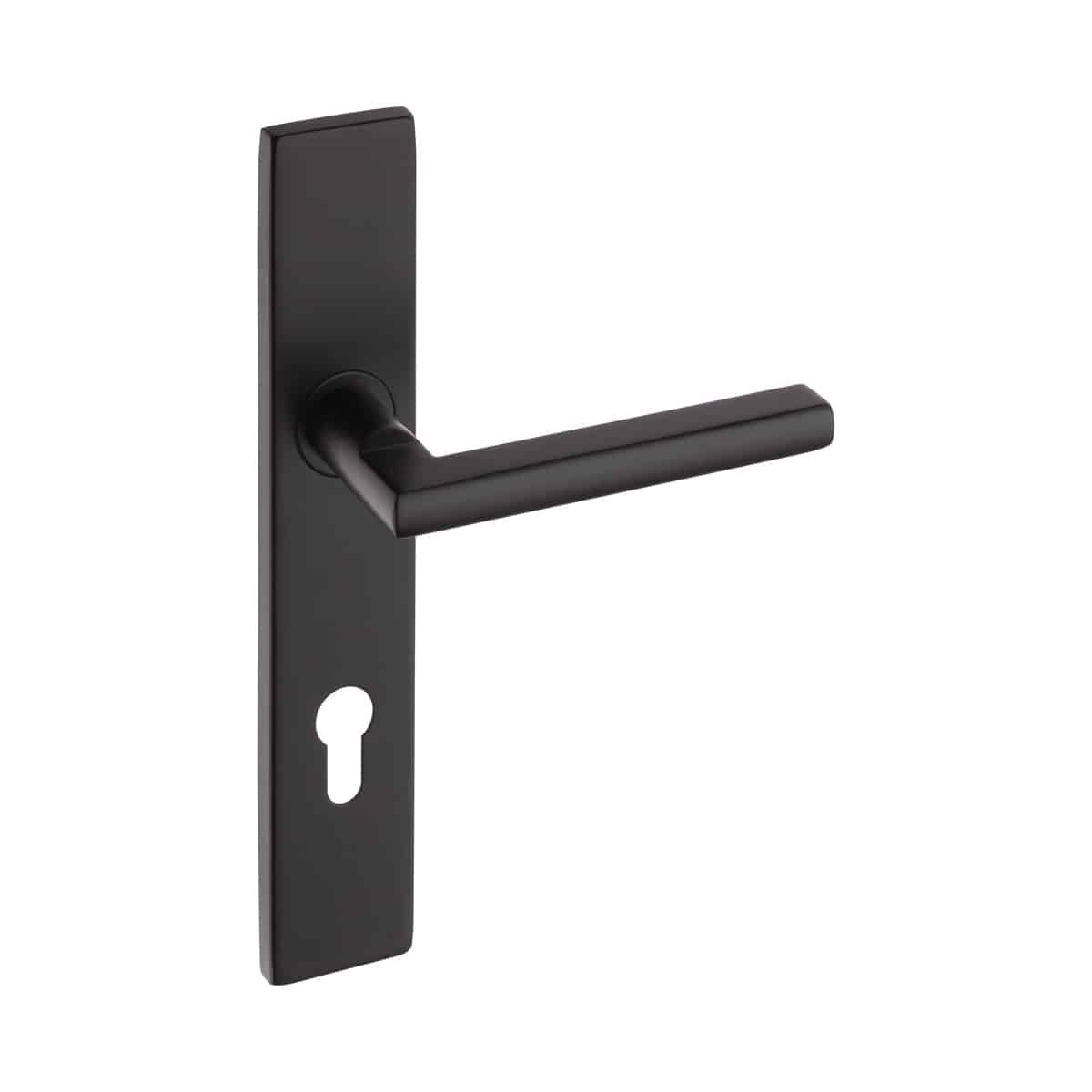 PELLO LEVER ON SQ PLATE CYL85MM MB