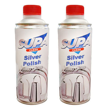 SUPA CLEAN Silver Polish High Gloss 500ml ( 2 Pack )