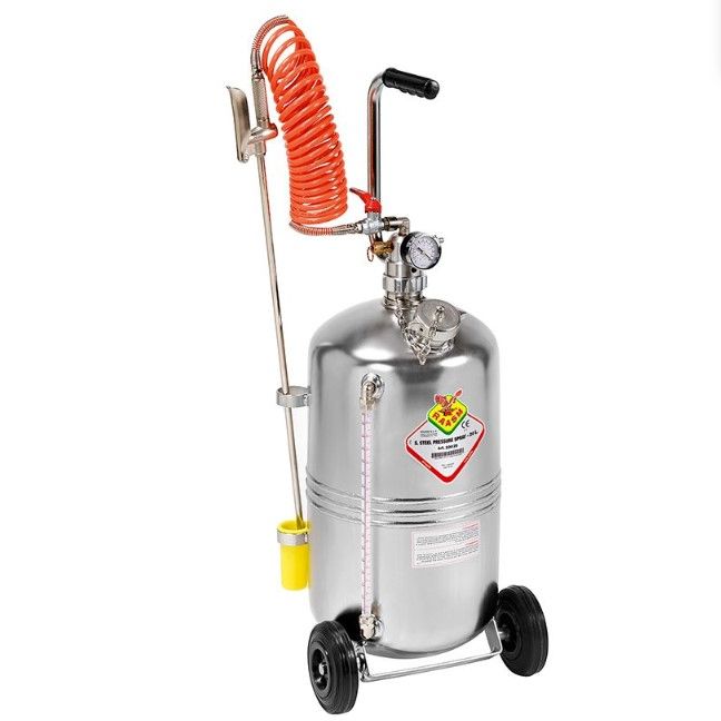 PRESSURISED SPRAYER  24L  STAINLESS STEEL