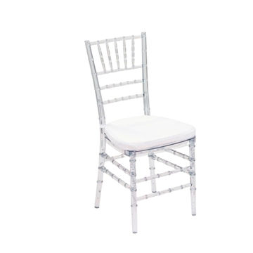 Tiffany Transparent Cushioned Dining Chair