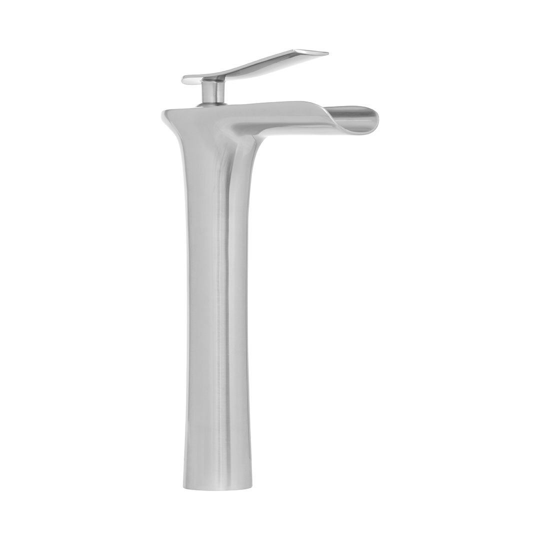 Trendy Taps Premium Quality Brushed Nickel Tall Waterfall Mixer