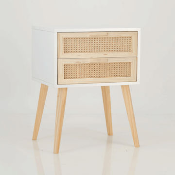 Romeo 2 Drawer Pedestal - White