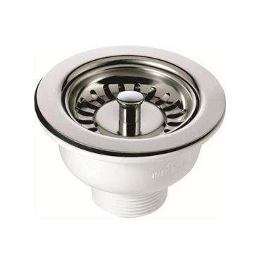 Strainer with waste fitting 90mm - 4 Pack
