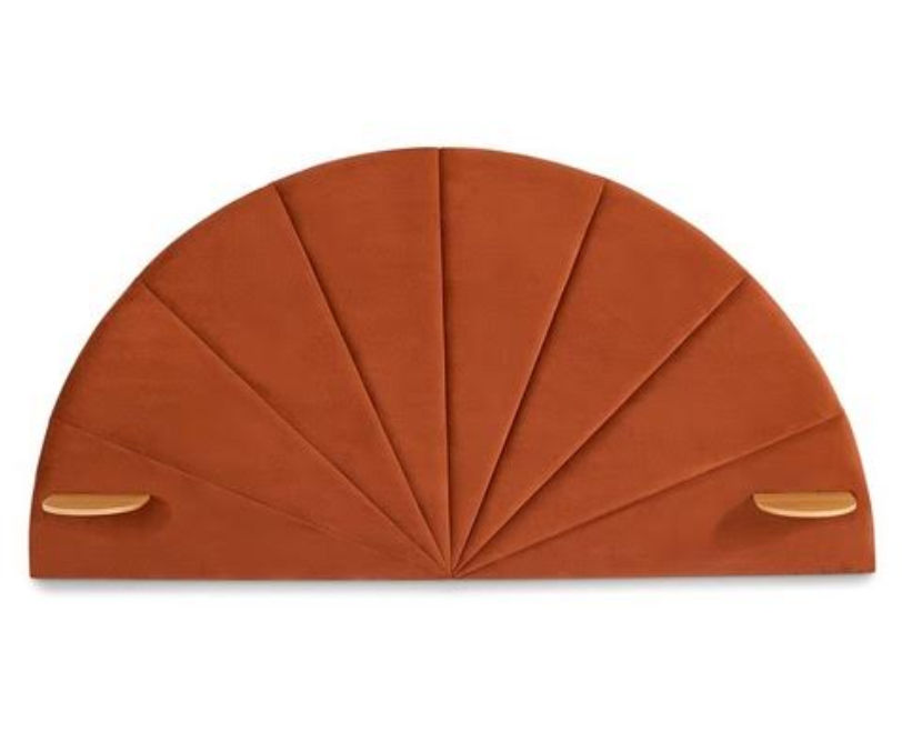 Luna headboard Queen Burnt Orange