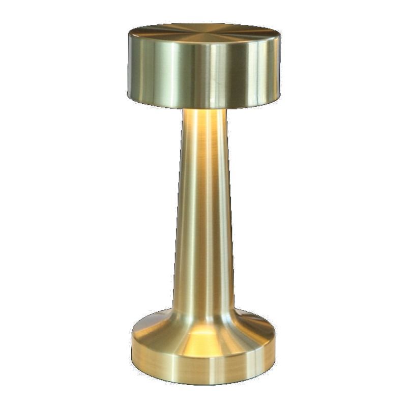 230v 2W LED Golden Turret Rechargeable Table Lamp