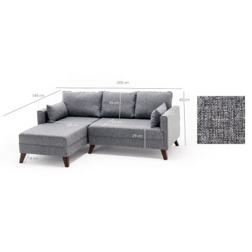 Bella Corner Sofa Left 2 - Cream