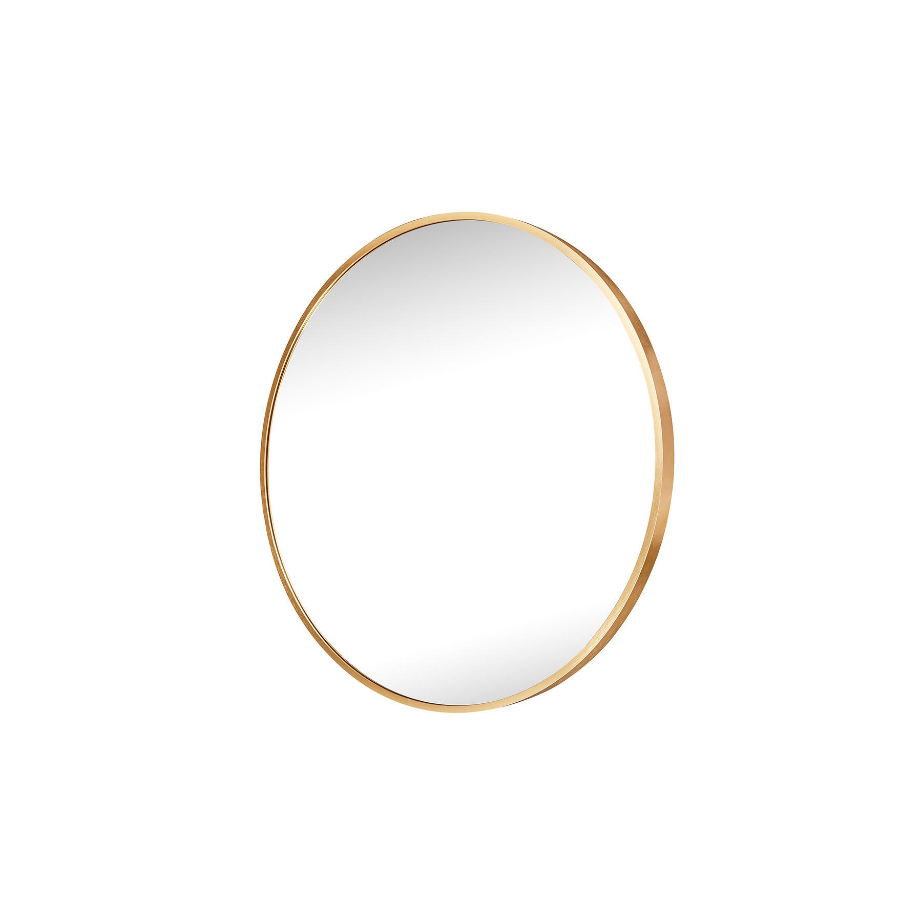 Paramount Mirrors & Prints - Round Aluminium 700 Mirror - Gold