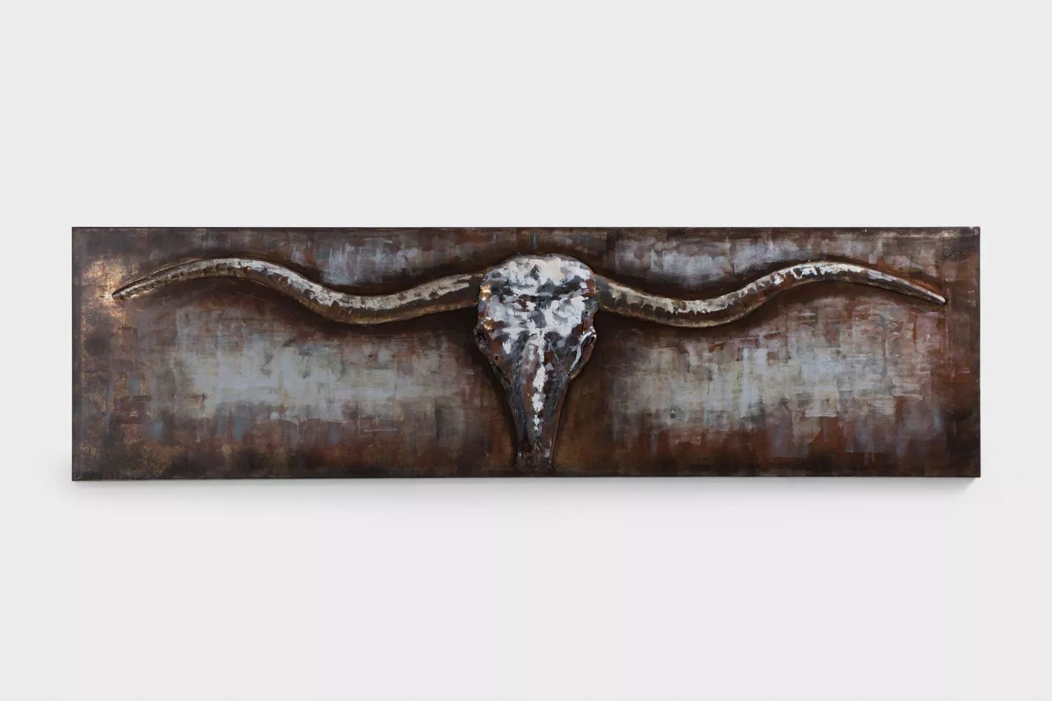 Picture of 3D Metal Art – Texas Longhorn Handmade Recycled Metal Wall Décor