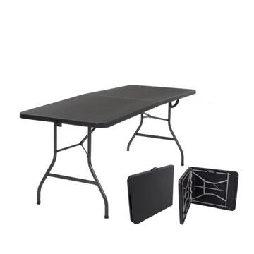 Shayd - 1.8m Portable Folding Table - Black