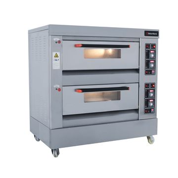Double deck gas oven - 2 trays per deck - BAKEMARK