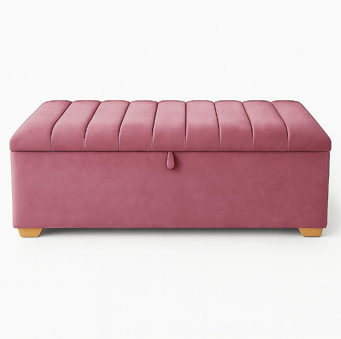 Spencer Storage Box Queen Medium -Pink