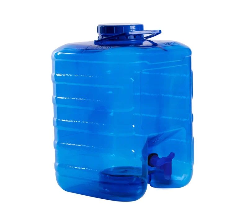 Blue water best sale jug dispenser