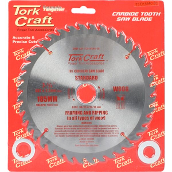 Blade Tct 185 X 40T 30/20/16/1 General Purpose Combination