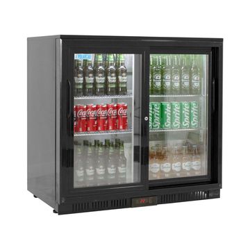 Back Bar Beverage Cooler – 2 Door, Sliding - POLARCAB