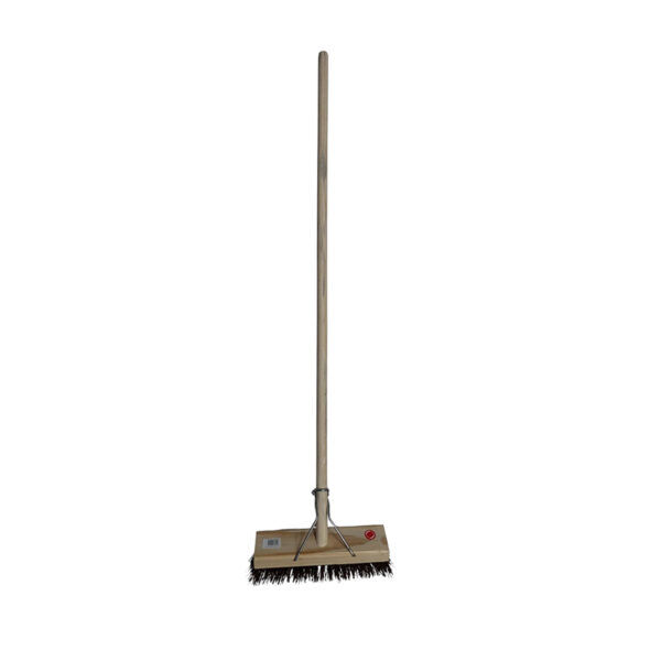 RIGGER Broom Platform Stiff Brown with Handle 300mm