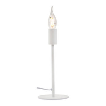 Eurolux - Table Lamp - White - E14 - 1x40w - Base Only