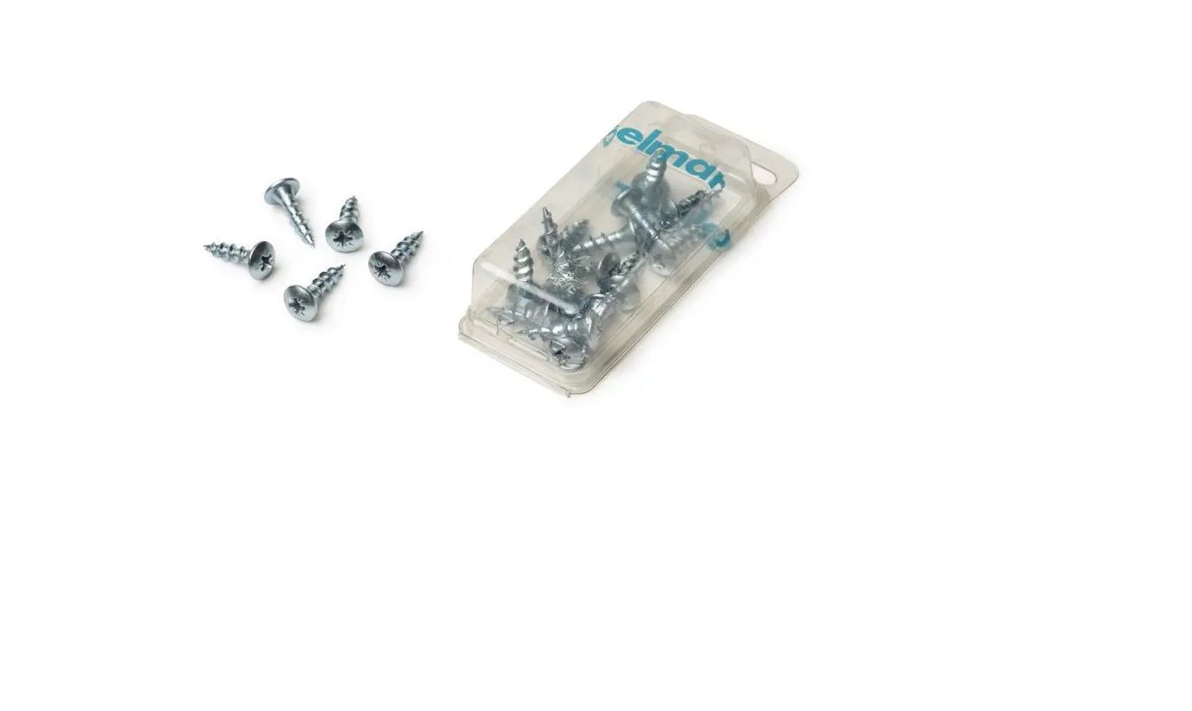 G Screw, Pozi, No.10 (5mm x 19mm), 20 Pieces (4 pack) BY WOODLY