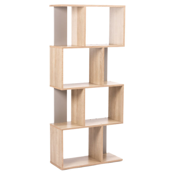 AIR MODULAR 4 SHELF UNIT - LIGHT OAK