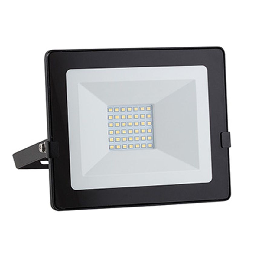 Led 30W Floodlight Black With Day Night Sensor - Box - 2 Pack