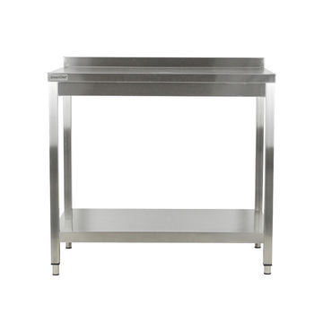 Table with U/Shelf & splash back-1000 x 600 SmartChef