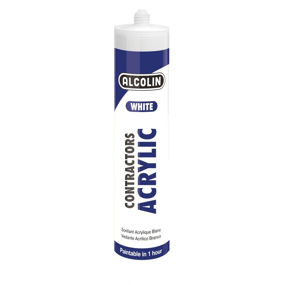 Alcolin Contractor Acrylic Sealant White 260ml