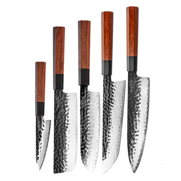 Soshida AUS10 Forged 5 Piece Knife Set