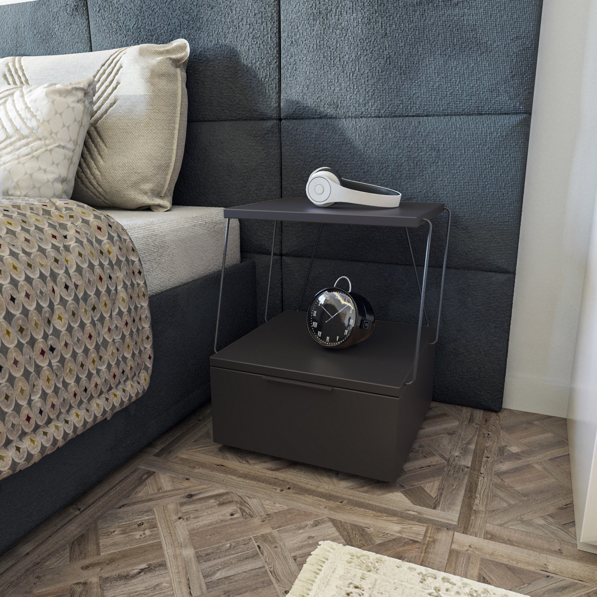 Nightstand Tekoba - Anthracite