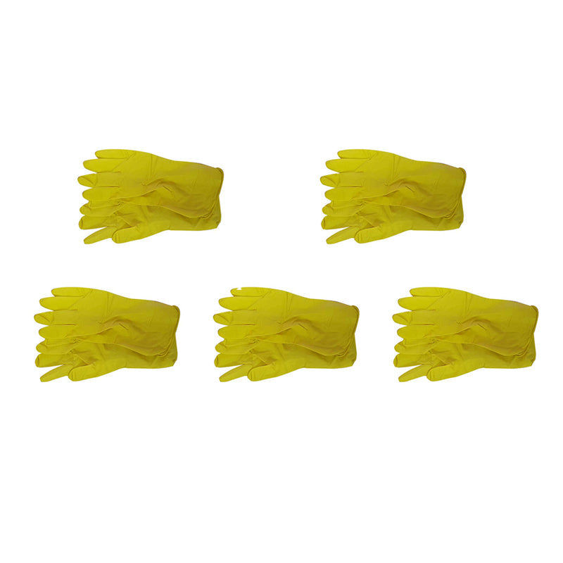PIONEER SAFETY Rubber Household Gloves Flock Lined X/Large ( 5 Pack )