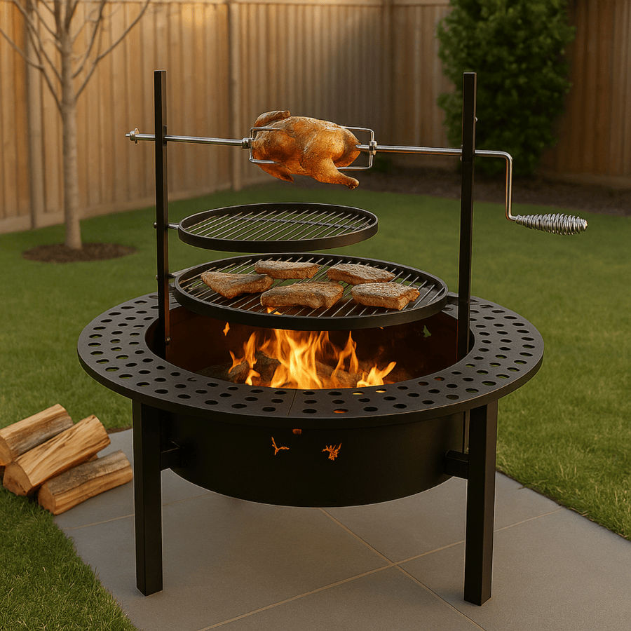 Outdoor Buddy – BraaiBoss Fire Pit & Rotisserie Braai