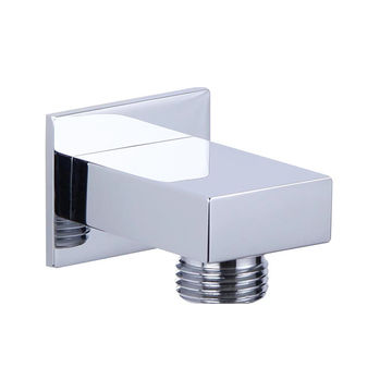 Devario Premio Shower Outlet Elbow Rectangular Brass -Chrome