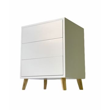 Dudula Three Drawer Side Table