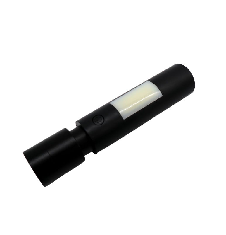 Mini 2-1 Rechargeable Torch and Cob Light with Strap Small, Portable and Powerful
