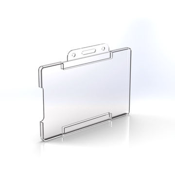 Clear Plastic ID/Badge Holder – For Staff, Visitors & Events (Pack of 10)