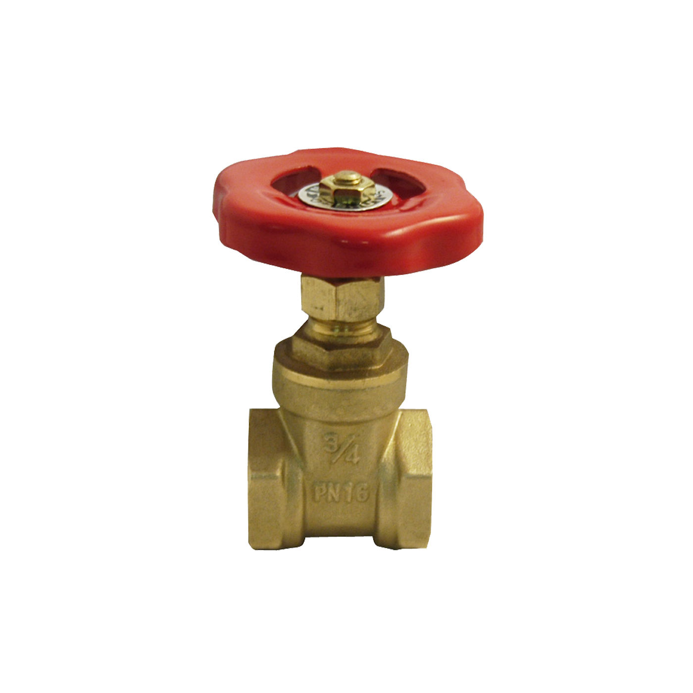 Brass Gate Valve - Full Bore - 3/4 X 3/4 Inch - 4 Pack