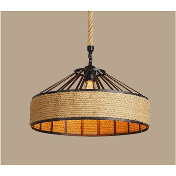 Iron Lampshade Retro Ceiling Light – Vintage Industrial Fixture for Home & Bar