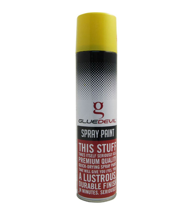 Glue Devil Spray Paint - Canary Yellow