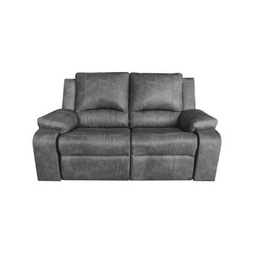 The Harrington 2 Seater Recliner Armchair Couch - Grey