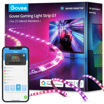 Govee Gaming Monitor Light Strip G1 - Smart LED Backlight, 27-34 Monitors