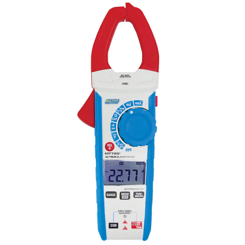 400A AC TRMS Clamp Meter (MT720) - Major Tech