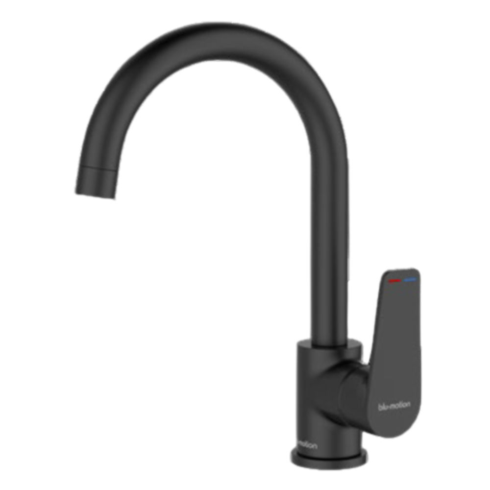 BLACK LUXUS KITCHEN  DECK MIXER