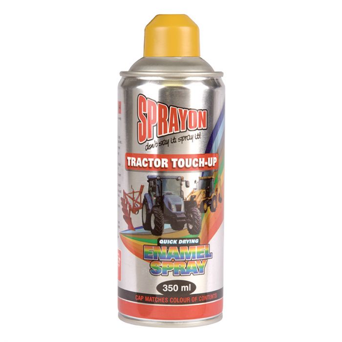 Bulk Pack x 3 Sprayon Spray Paint Tractor 350ml Cat Yel