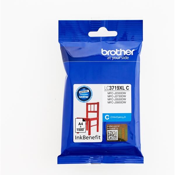 Brother High Yield Cyan Cartridge For Mfcj3530 Mfcj3930 Mfcj2330Dw Mfcj2730Dw