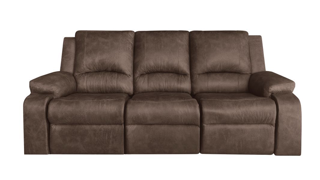 The Harrington 3 Seater Recliner Armchair Couch - Brown