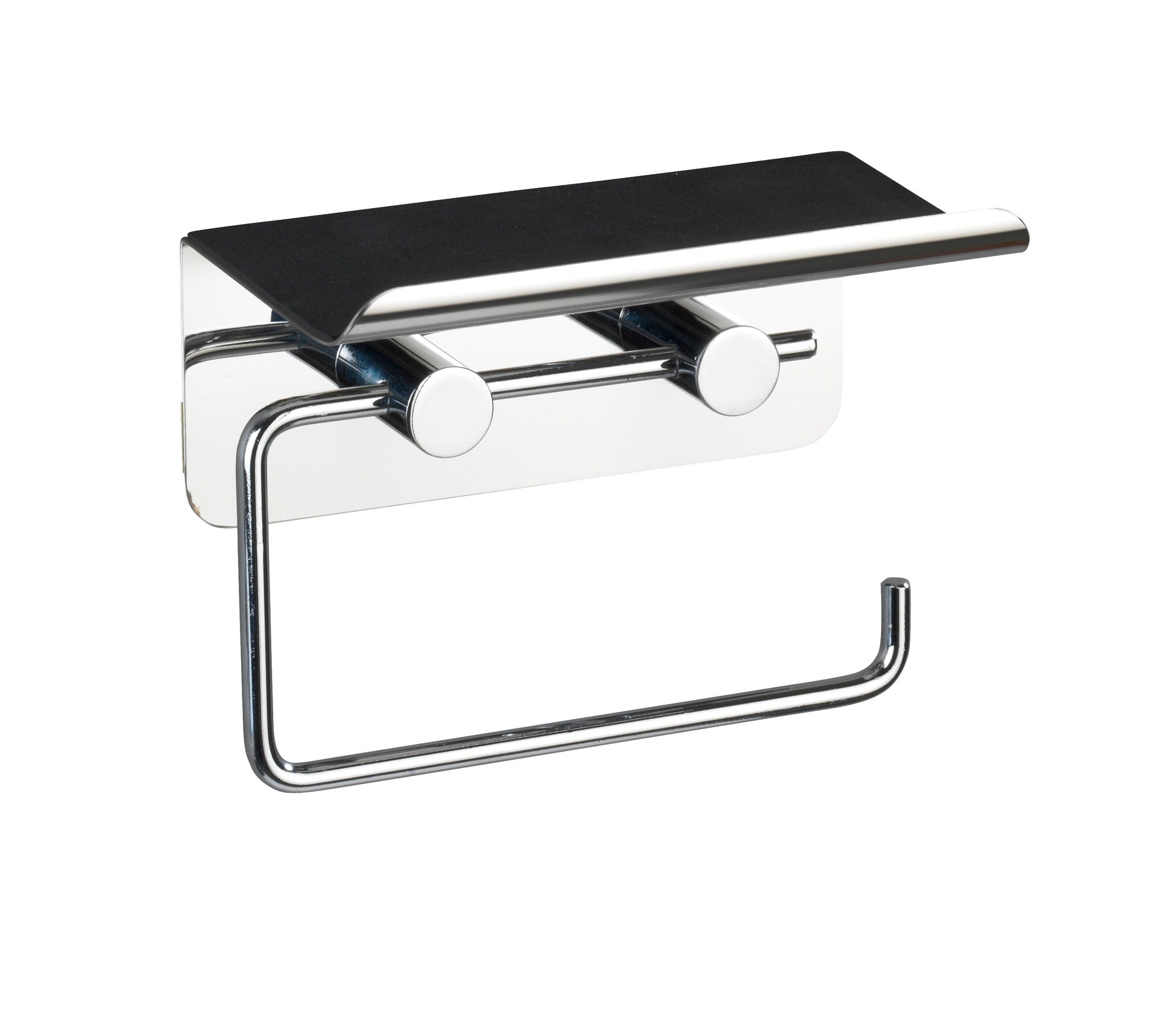 Toilet Paper Holder With Shelf Stainless Steel