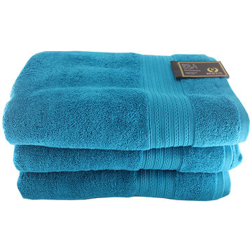Big and Soft Luxury 600gsm 100% Cotton Towel – Bath Sheet – Pack of 3 - Teal