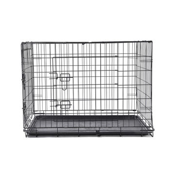 Folding Metal Cat Bird Dog Crate Pet Cage - Large