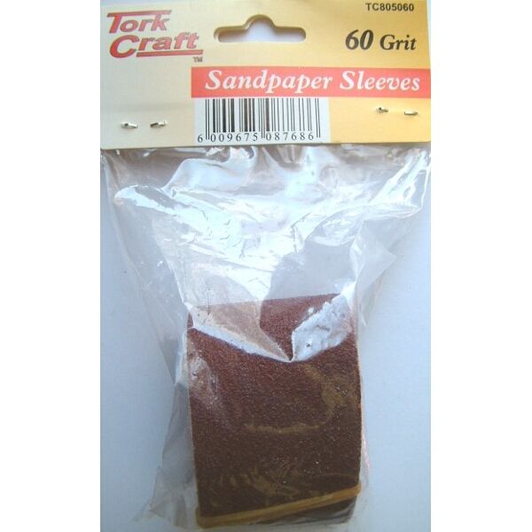 Sanding Drum Repl. Sleeves 60 Grit Set Qty.5 13 - 50Mm