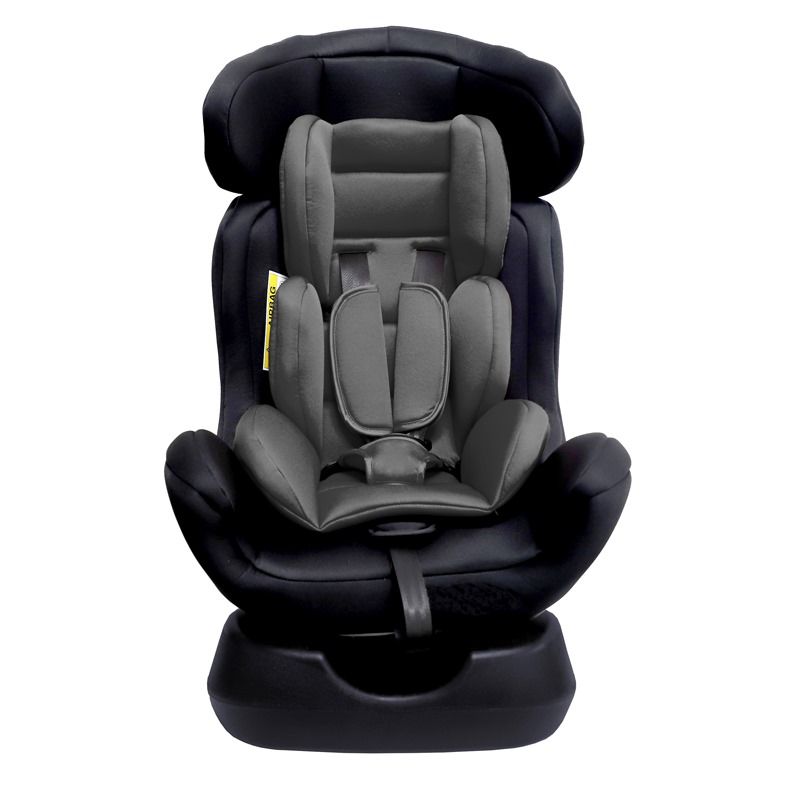 Babybuggz Issybugg Rear- and Forward-Facing Car Seat - Black with Dark Grey Inner