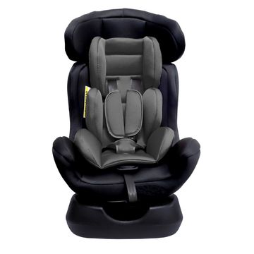 Babybuggz Issybugg Rear- and Forward-Facing Car Seat - Black with Dark Grey Inner